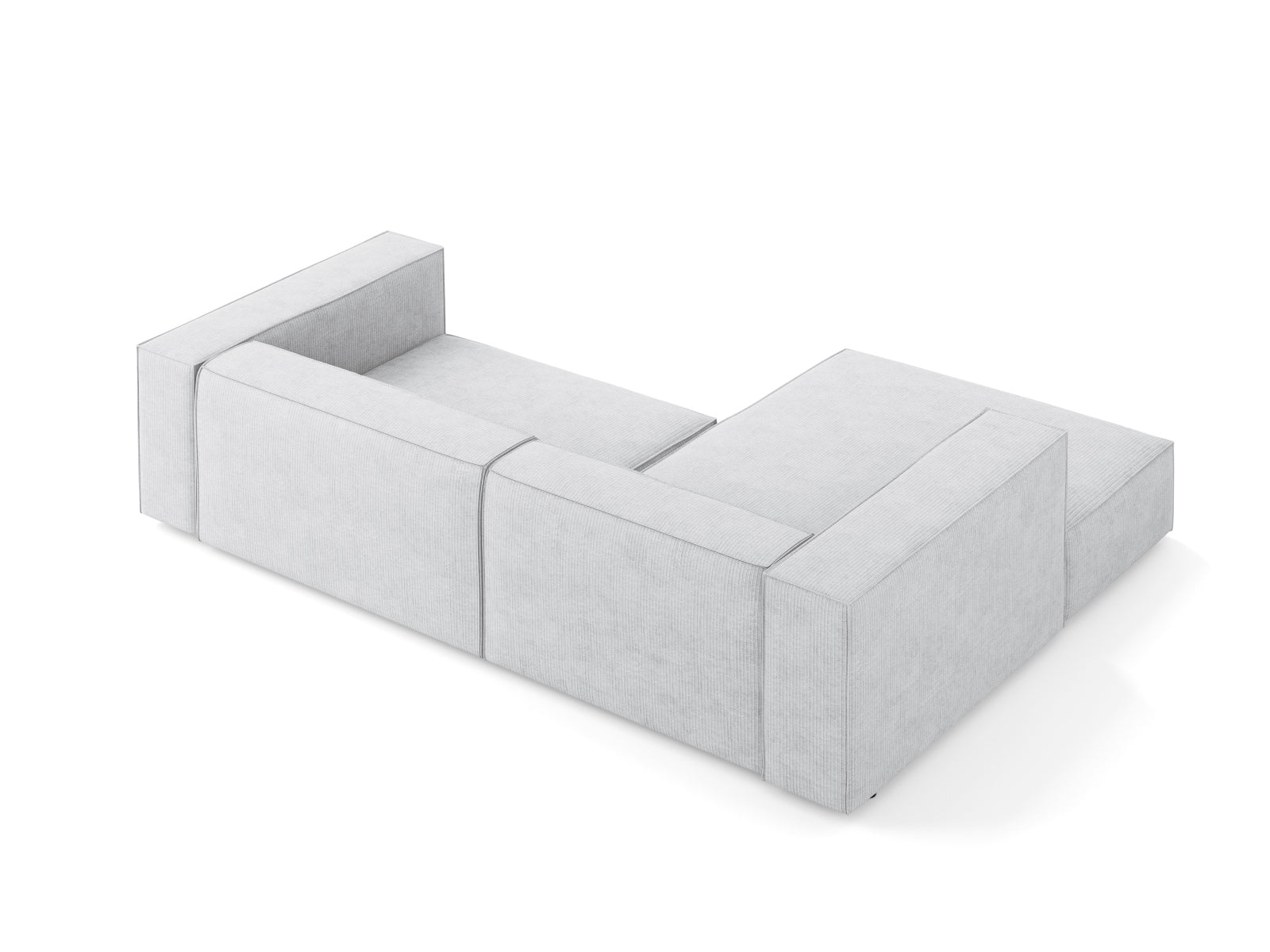 Arendal Corner Sofa (3 Seaters) - Chenille with corduroy effect - Gallery image 2