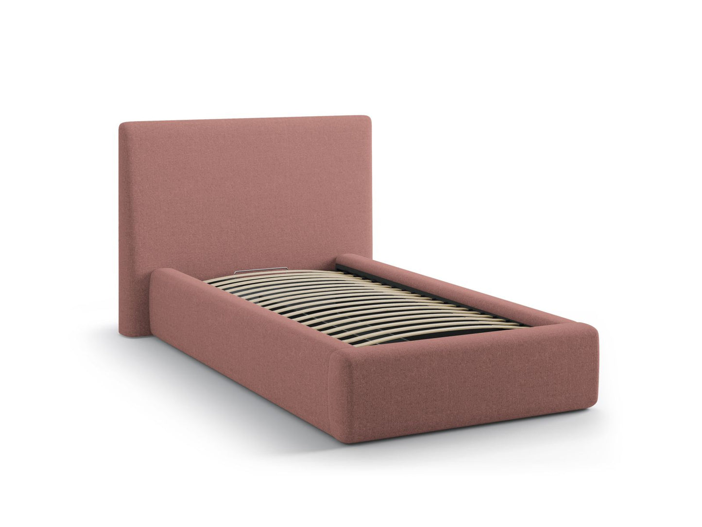 Asti Storage Bed with Headboard (90x200) - Structured Fabric - Structured Fabric - Gallery image 8