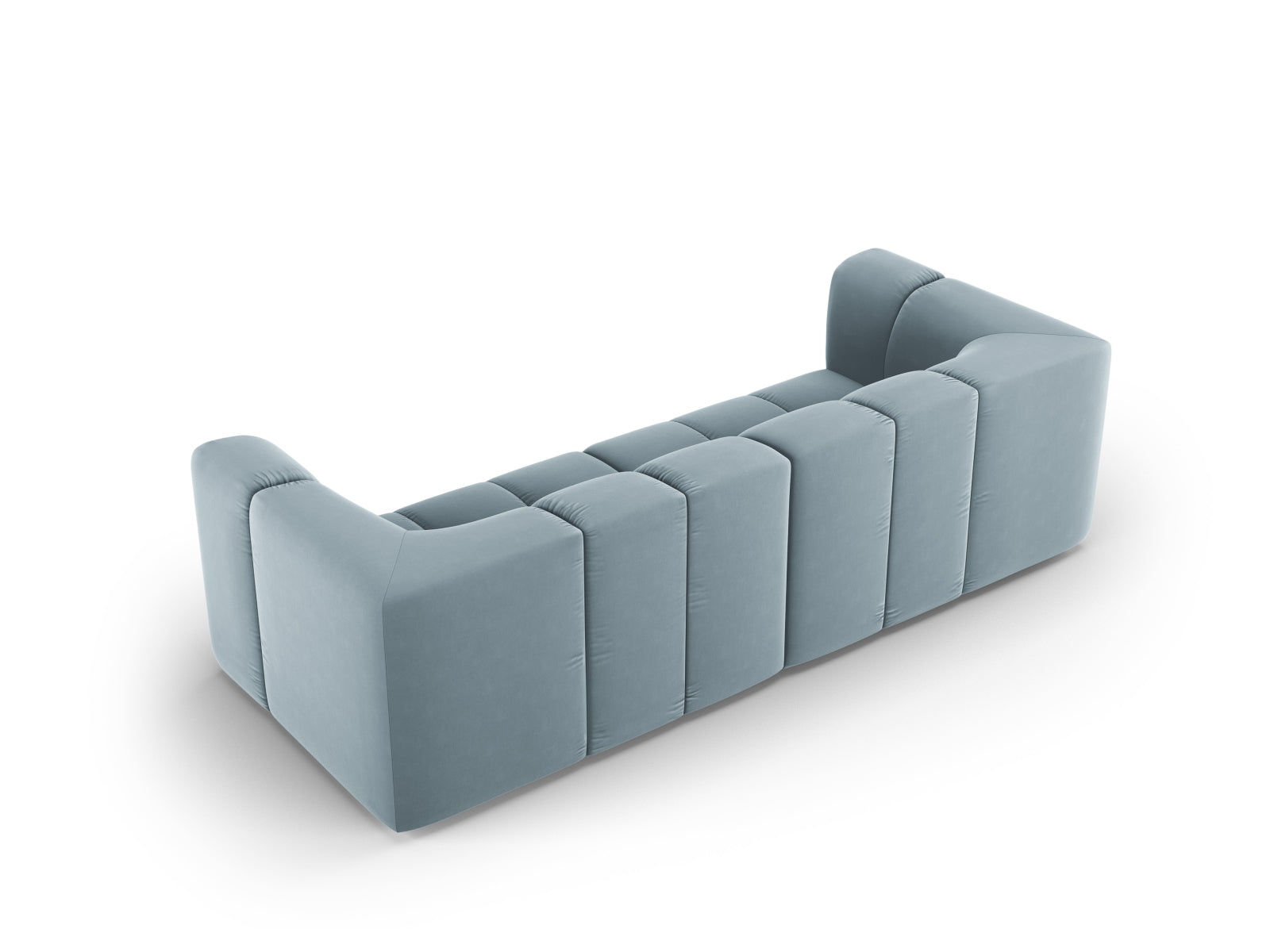 Moritz 3-Seater Sofa (3 Seats, 226x96x70) - Bluvel Velvet - Gallery image 6