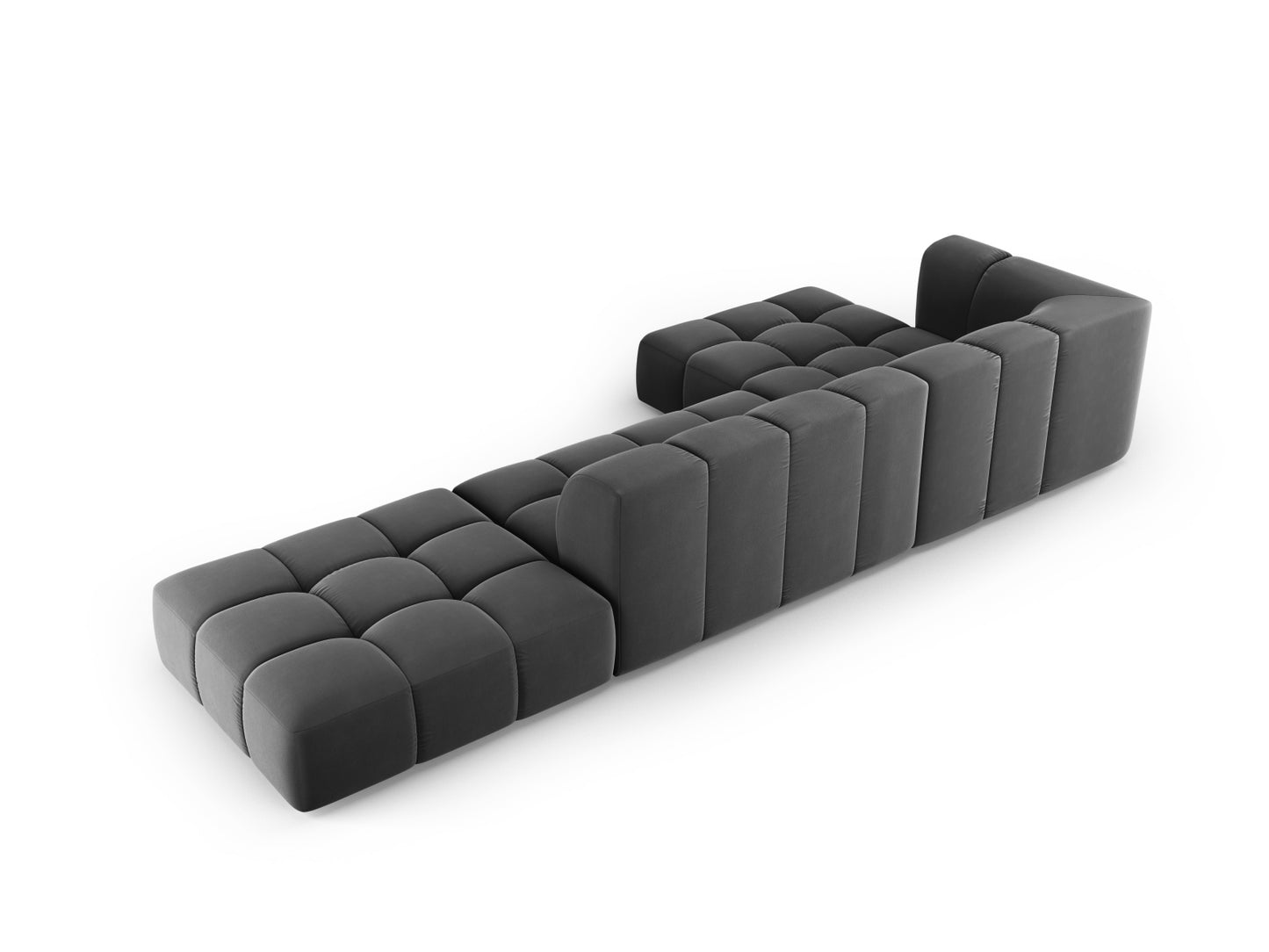 Moritz Corner Sofa - Left/Right (5 Seats, 323x160x70) - Bluvel Velvet - Gallery image 7