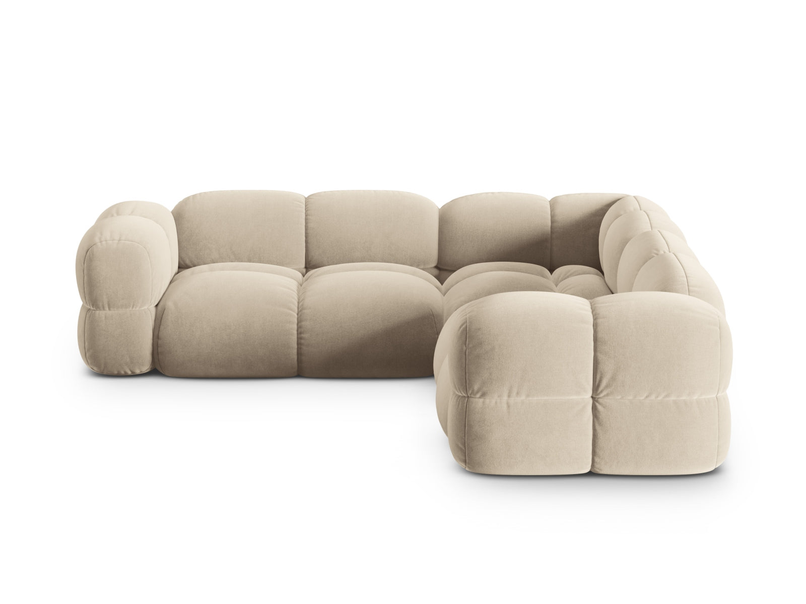 Loretto Symmetrical Corner Sofa (4 Seats, 250x250x68) - Vogue Velvet - Gallery image 6