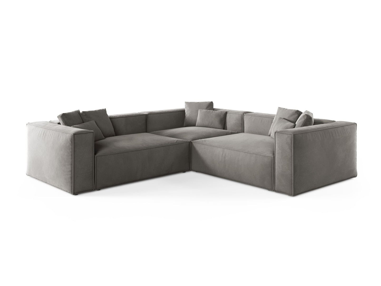 Aveiro Corner Sofa - Velvet