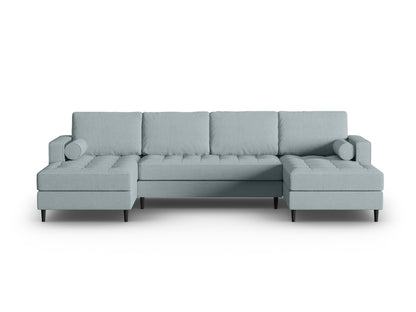Aspen Panoramic Sofa (6 Seaters) - Structured Fabric - Structured Fabric - Gallery image 1