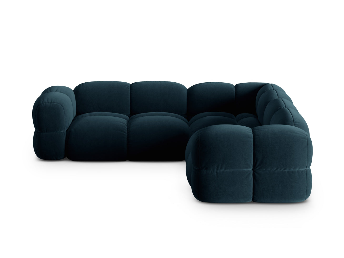 Loretto Symmetrical Corner Sofa (4 Seats, 250x250x68) - Vogue Velvet - Gallery image 3