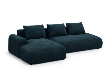 Calma Corner Sofa With Bed Function And Box (5 Seats, 275x142x84) - Velvet - Gallery image 3