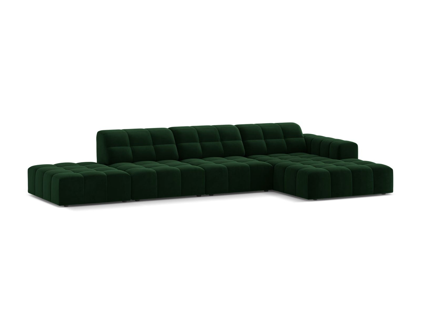 Chicago Corner Sofa (5 Seats, 348x167x78) - Bluvel Velvet - Gallery image 4