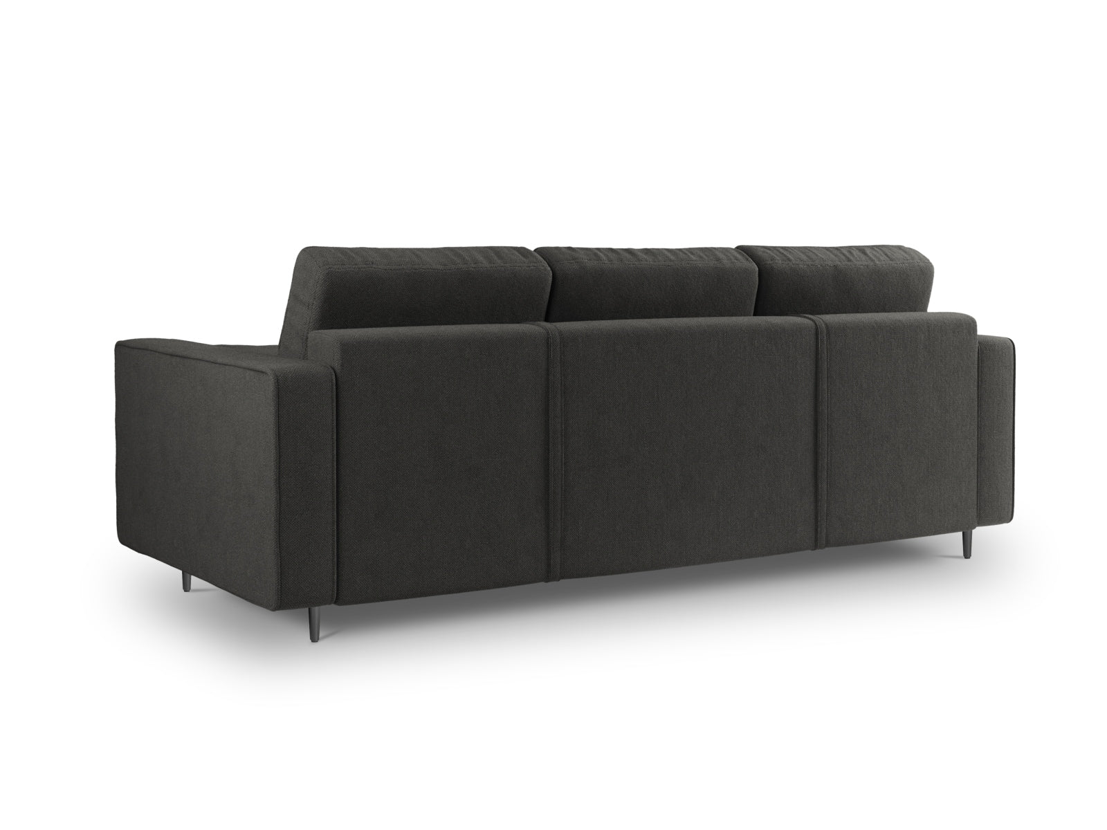 Aspen Sofa with Bed Function and Box (3 Seaters) - Structured Fabric - Structured Fabric - Gallery image 5
