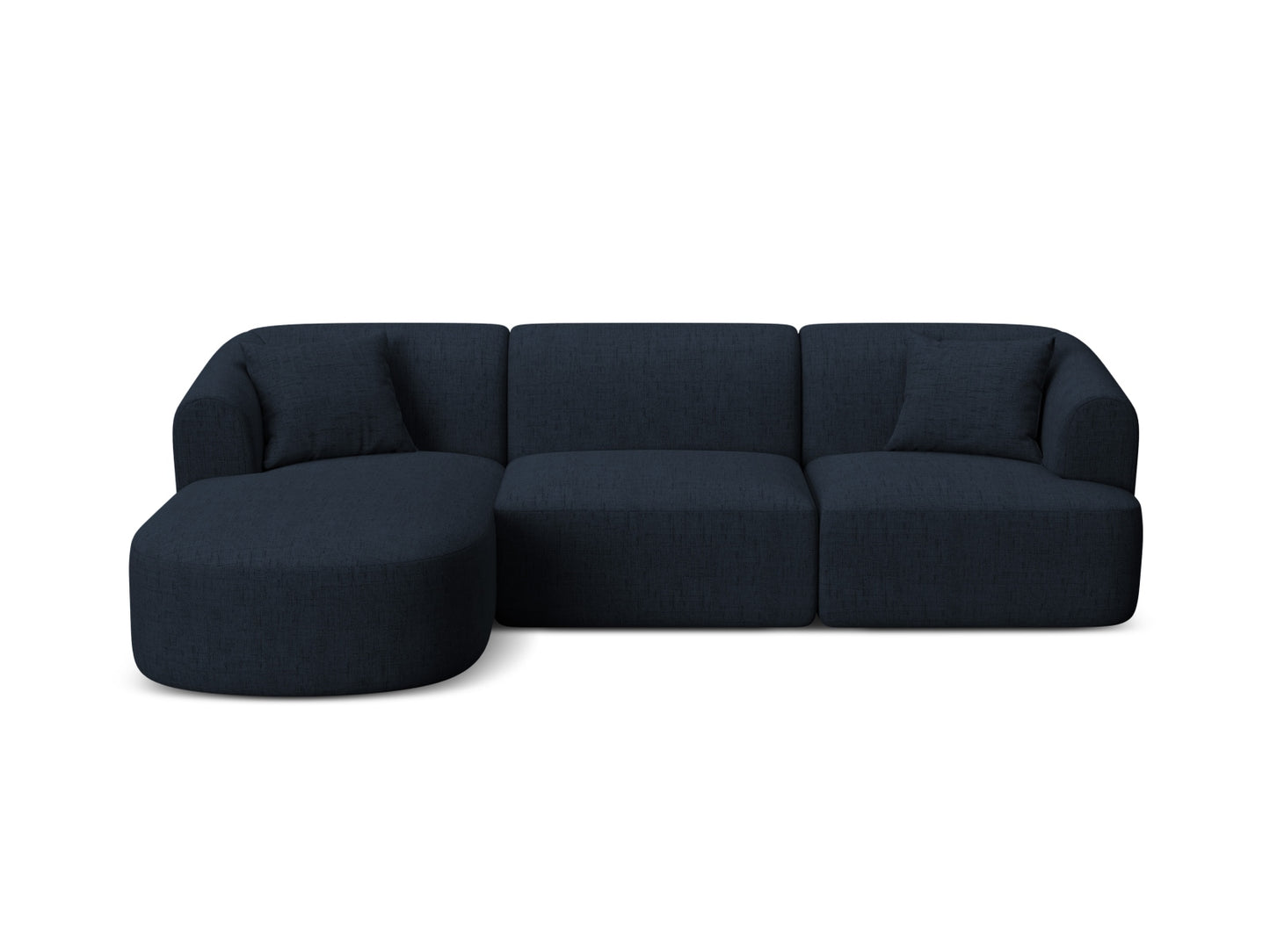 Campi Modular Corner Sofa (4 Seats, 256x156x70) - Structured Fabric