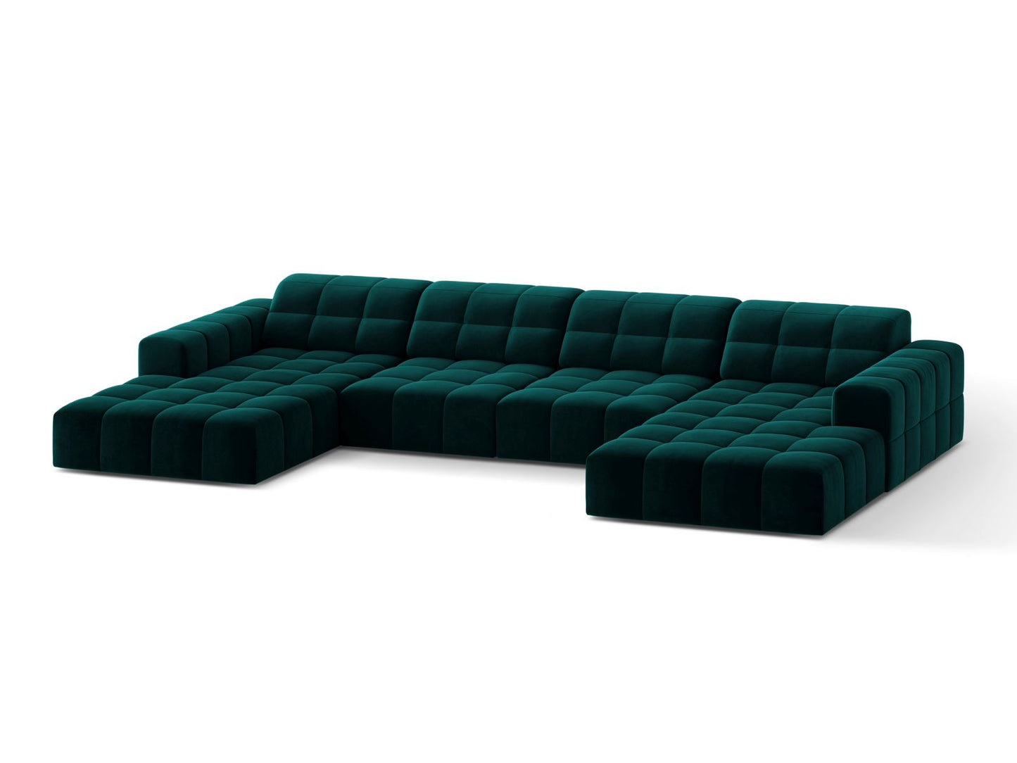 Chicago Panoramic Sofa (6 Seats, 375x167x78) - Venus Velvet - Gallery image 6