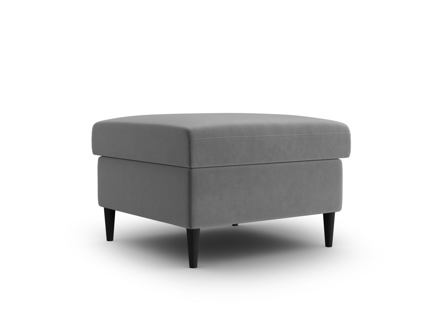 Kyoto Pouf (1 Seat, 70x70x45) - Riviera Velvet - Gallery image 7