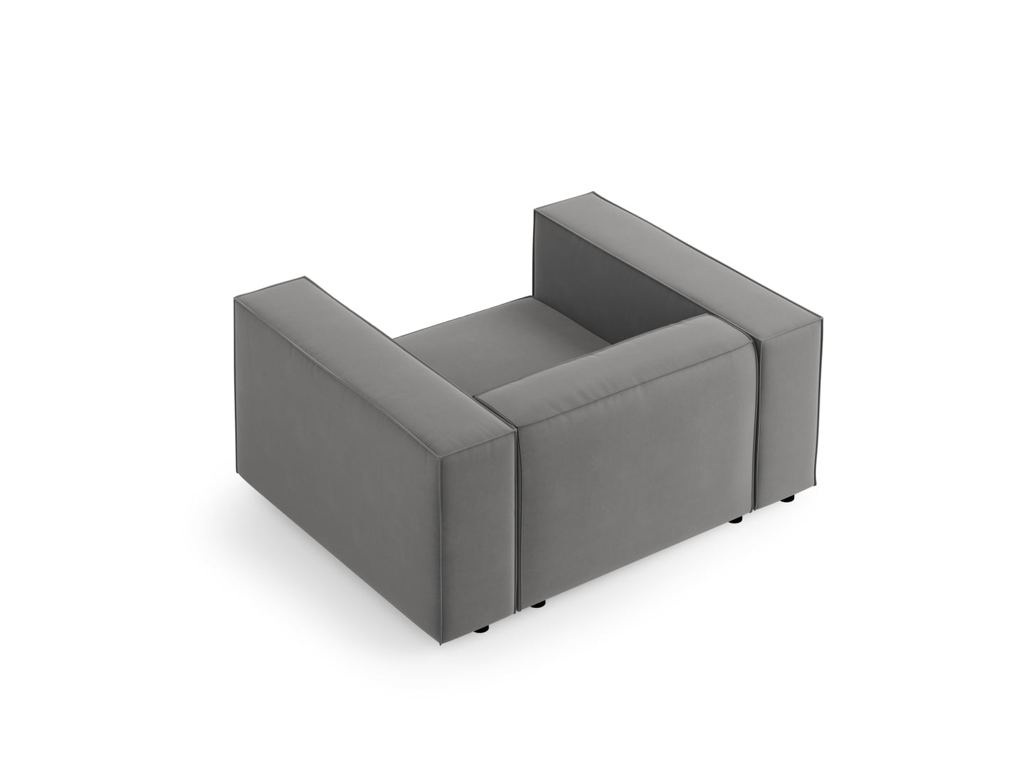 Arendal Armchair - Velvet - Gallery image 1