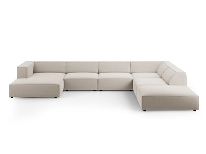 Arendal Panoramic Corner Sofa Velvet (7 Seaters)