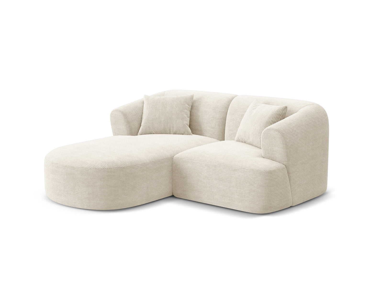 Campi Modular Corner Sofa (3 Seats, 180x156x70) - Corduroy - Gallery image 4
