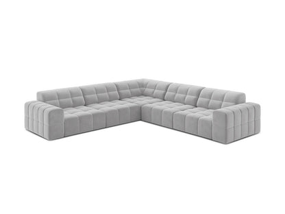 Chicago Symmetrical Corner Sofa (4 Seats, 285x285x78) - Bluvel Velvet - Gallery image 8