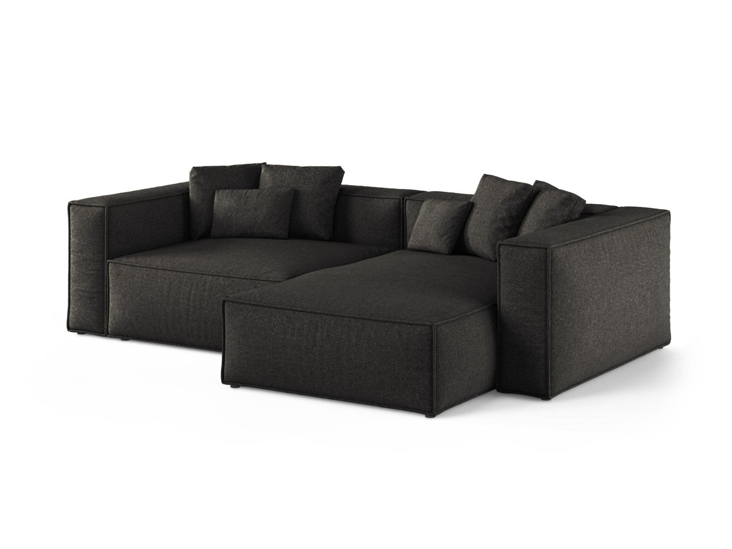 Aveiro Corner Sofa - Chenille - Chenille - Gallery image 2