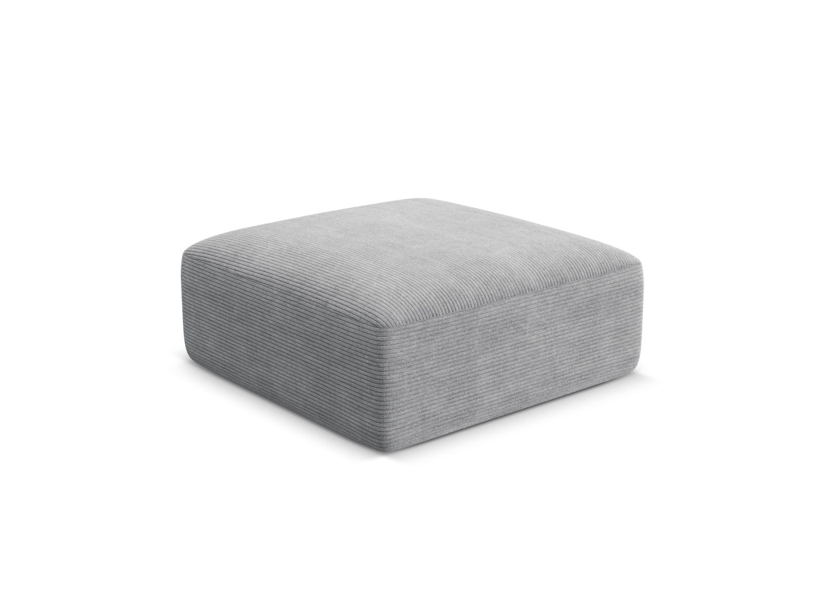 Campi Pouf (1 Seat, 90x90x40) - Corduroy - Gallery image 5
