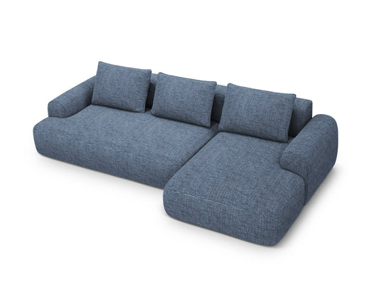 Calma Corner Sofa With Bed Function And Box (3 Seats, 275x142x84) - Structured Fabric