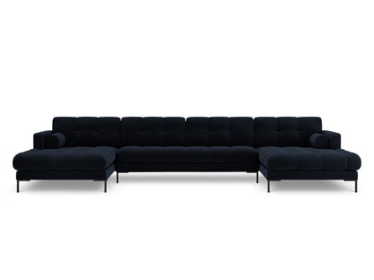 Bali Panoramic Sofa (7 Seats, 383x185x75) - Velvet - Gallery image 7