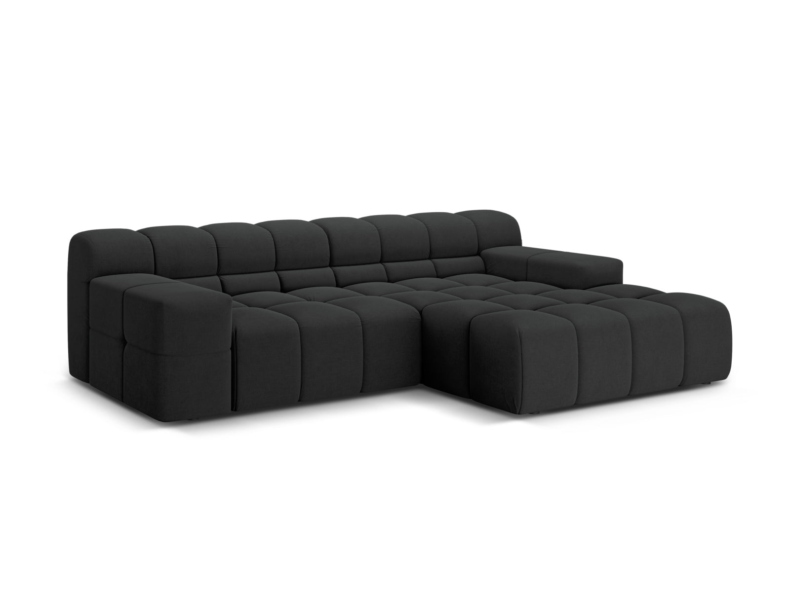 Hawaii Corner Sofa (2 Seats, 240x160x75) - Moly Structured Fabric - Gallery image 2
