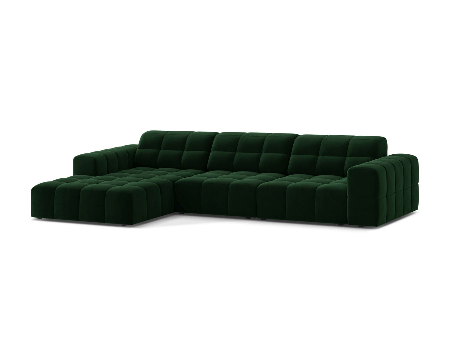 Chicago Corner Sofa (4 Seats, 294x167x78) - Bluvel Velvet - Gallery image 3