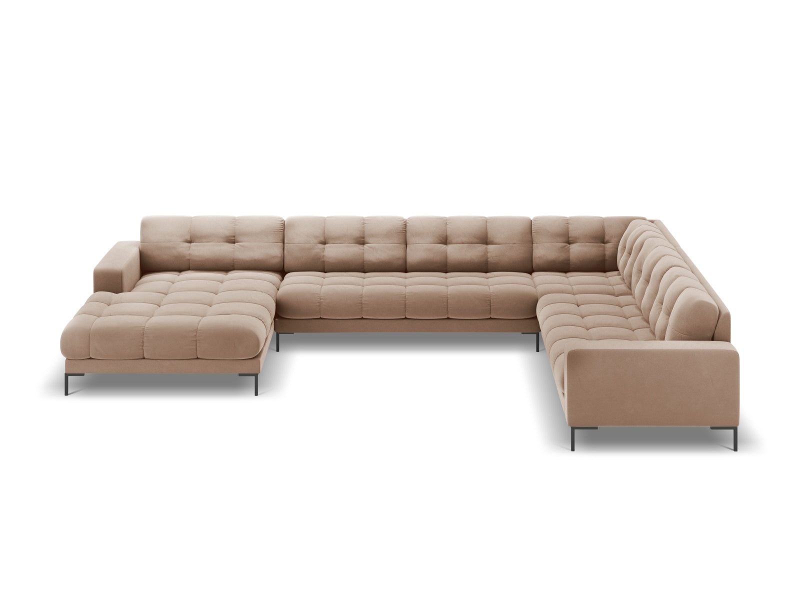 Bali Panoramic Corner Sofa (7 Seats, 327x256x75) - Velvet - Gallery image 2