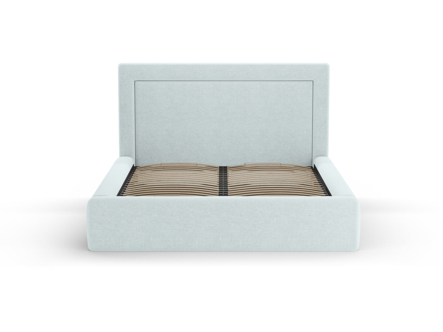 Kemer Storage Bed With Headboard - Wind Structured Fabric - Gallery image 6