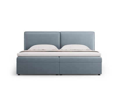 Arendal Boxspring Bed Valvet - Light Blue - 180x200