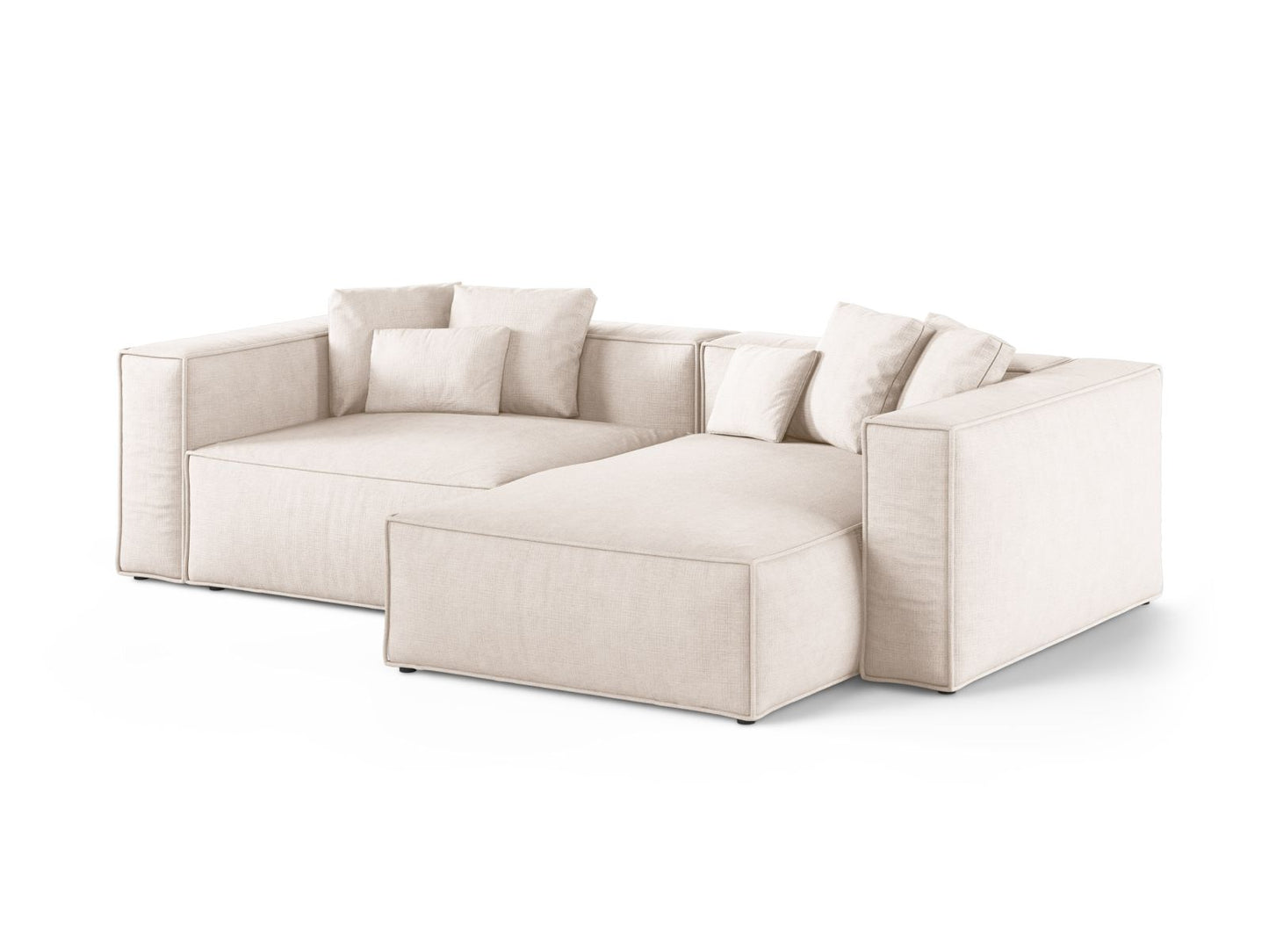 Aveiro Corner Sofa - Structured Fabric - Structured Fabric - Gallery image 1