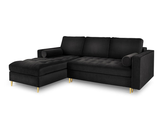 Aspen Corner Sofa with Bed Function and Box (5 Seaters) - Velvet