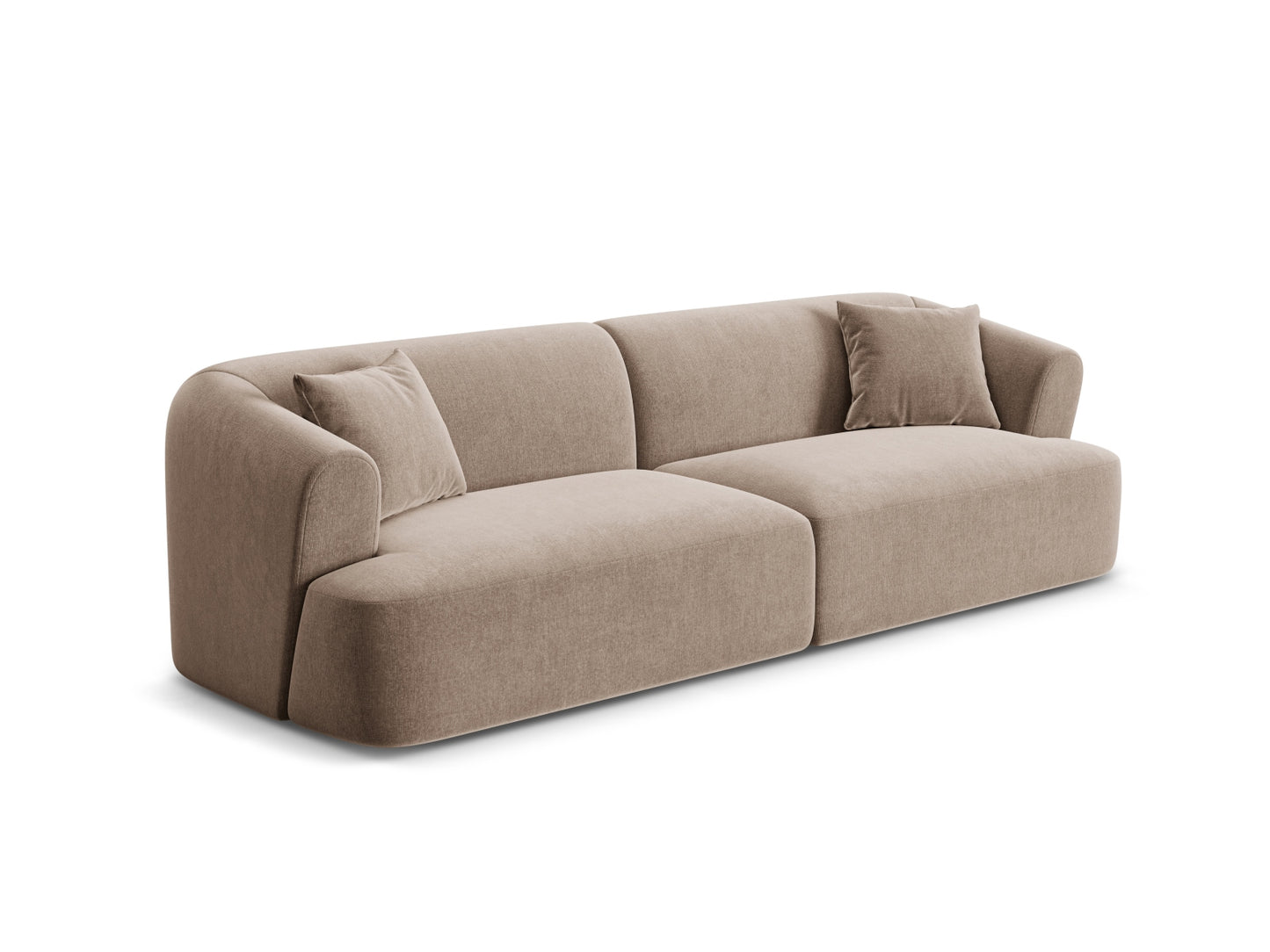 Campi Modular Sofa (4 Seats, 255x90x70) - Velvet - Gallery image 2