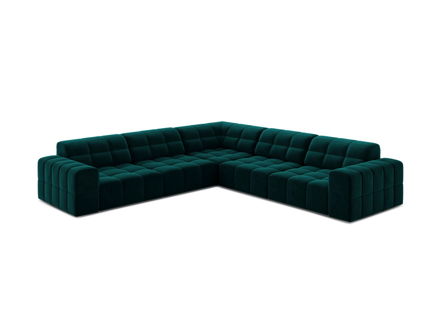 Chicago Symmetrical Corner Sofa (4 Seats, 285x285x78) - Venus Velvet - Gallery image 6
