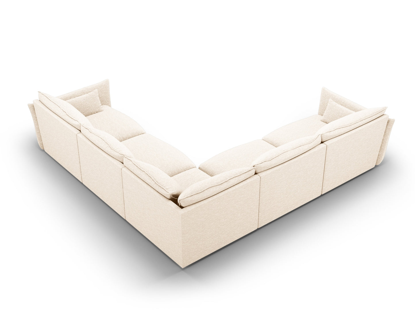 Matera Symmetrical Corner Sofa (7 Seats, 286x286x85) - Haga Chenille - Gallery image 3