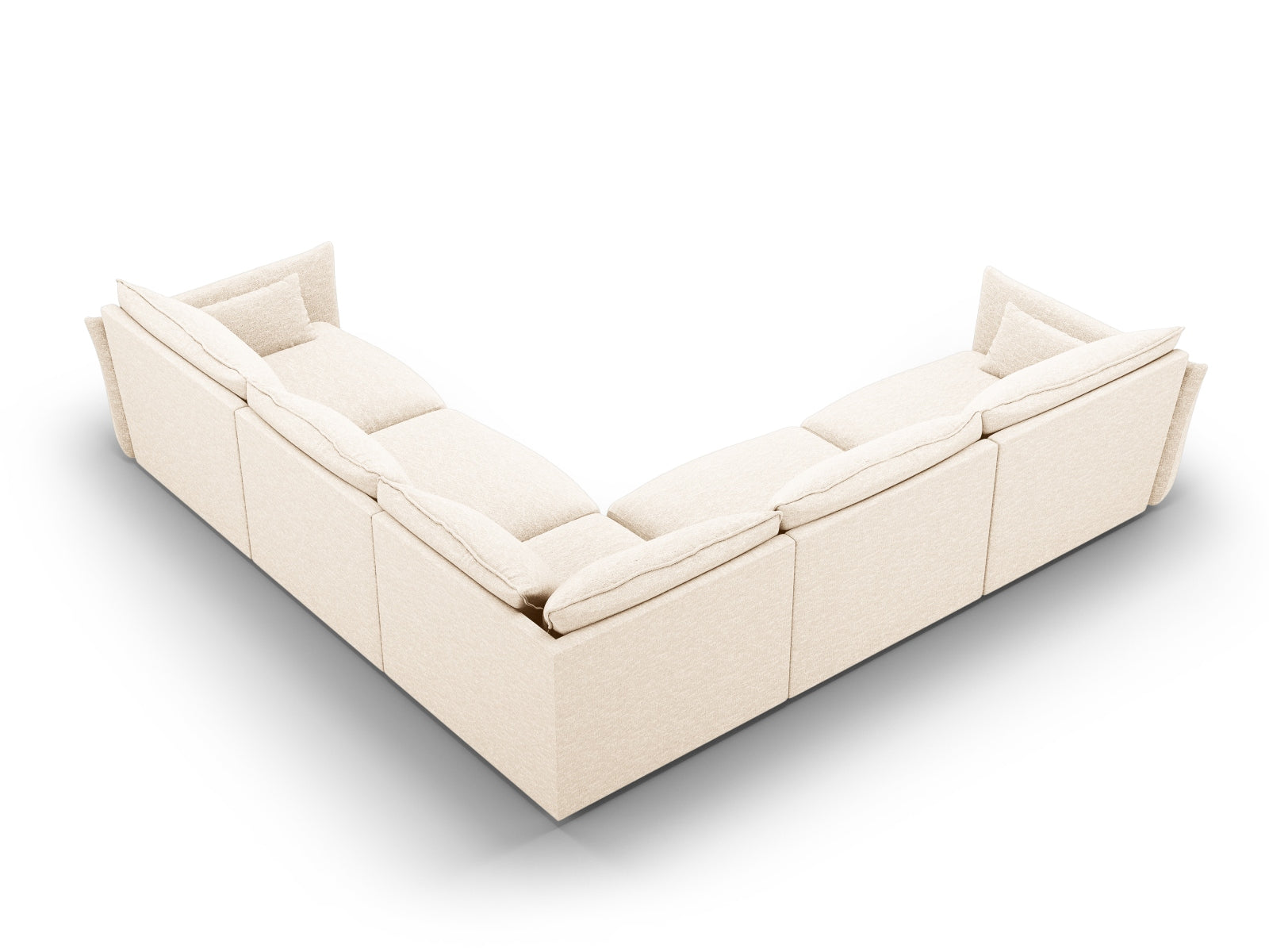 Matera Symmetrical Corner Sofa (7 Seats, 286x286x85) - Haga Chenille - Gallery image 3