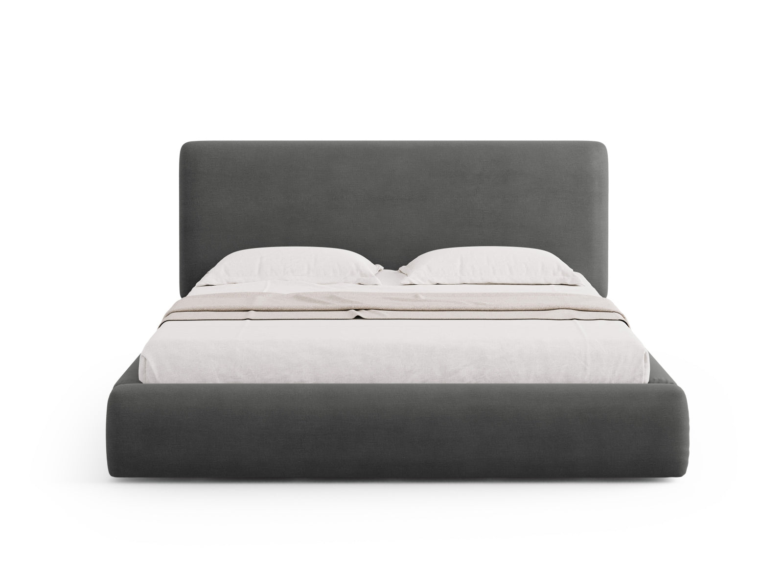Colonel Storage Bed With Headboard - Rebel Chenille - Gallery image 4