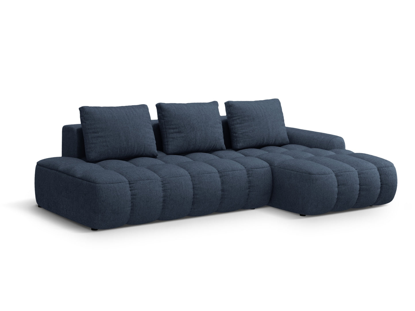 Linz Corner Sofa Bed with Storage - Sorella Structured Fabric - Gallery image 6