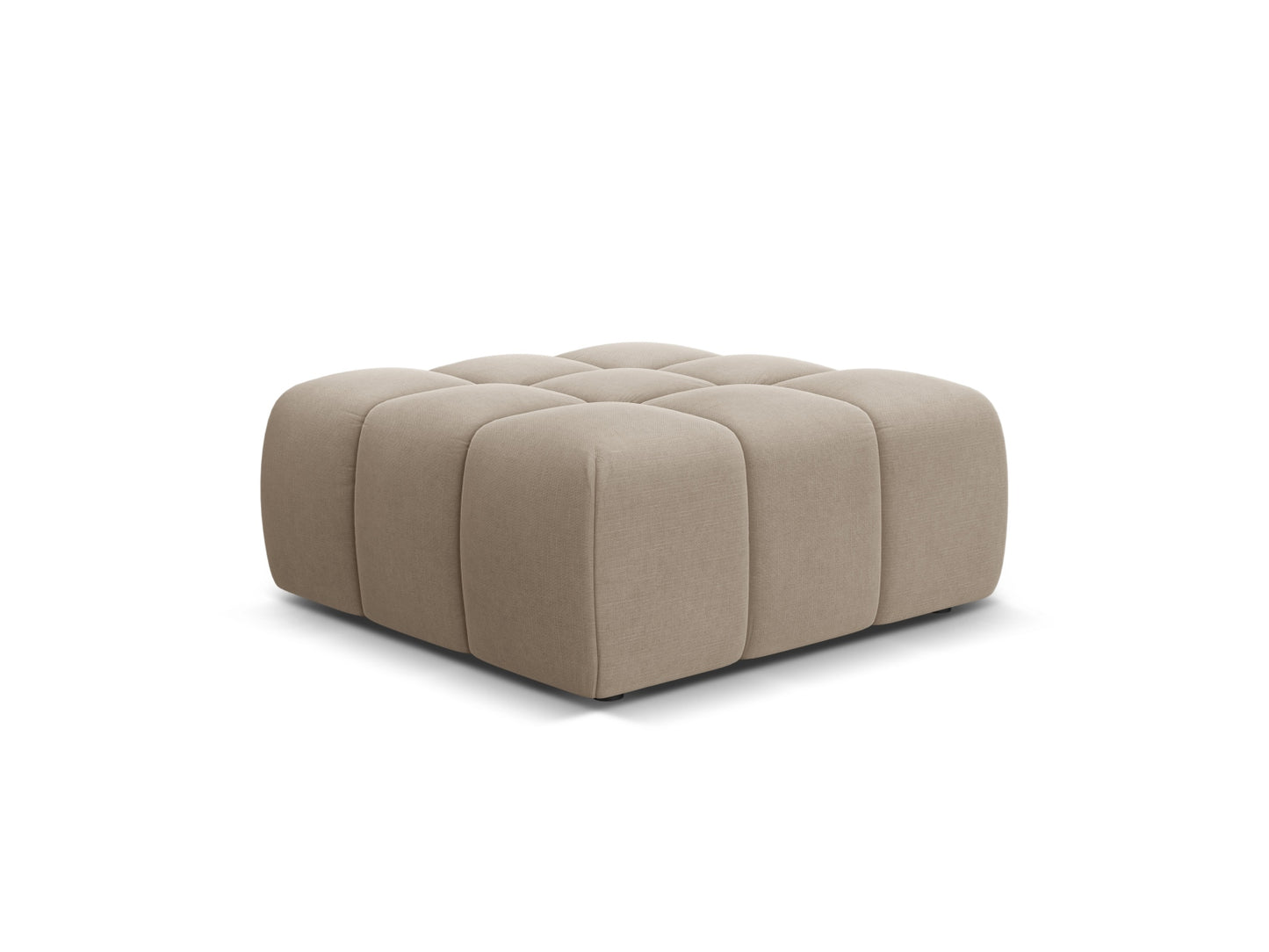 Hawaii Pouf (1 Seat, 100x90x38) - Moly Structured Fabric - Gallery image 2