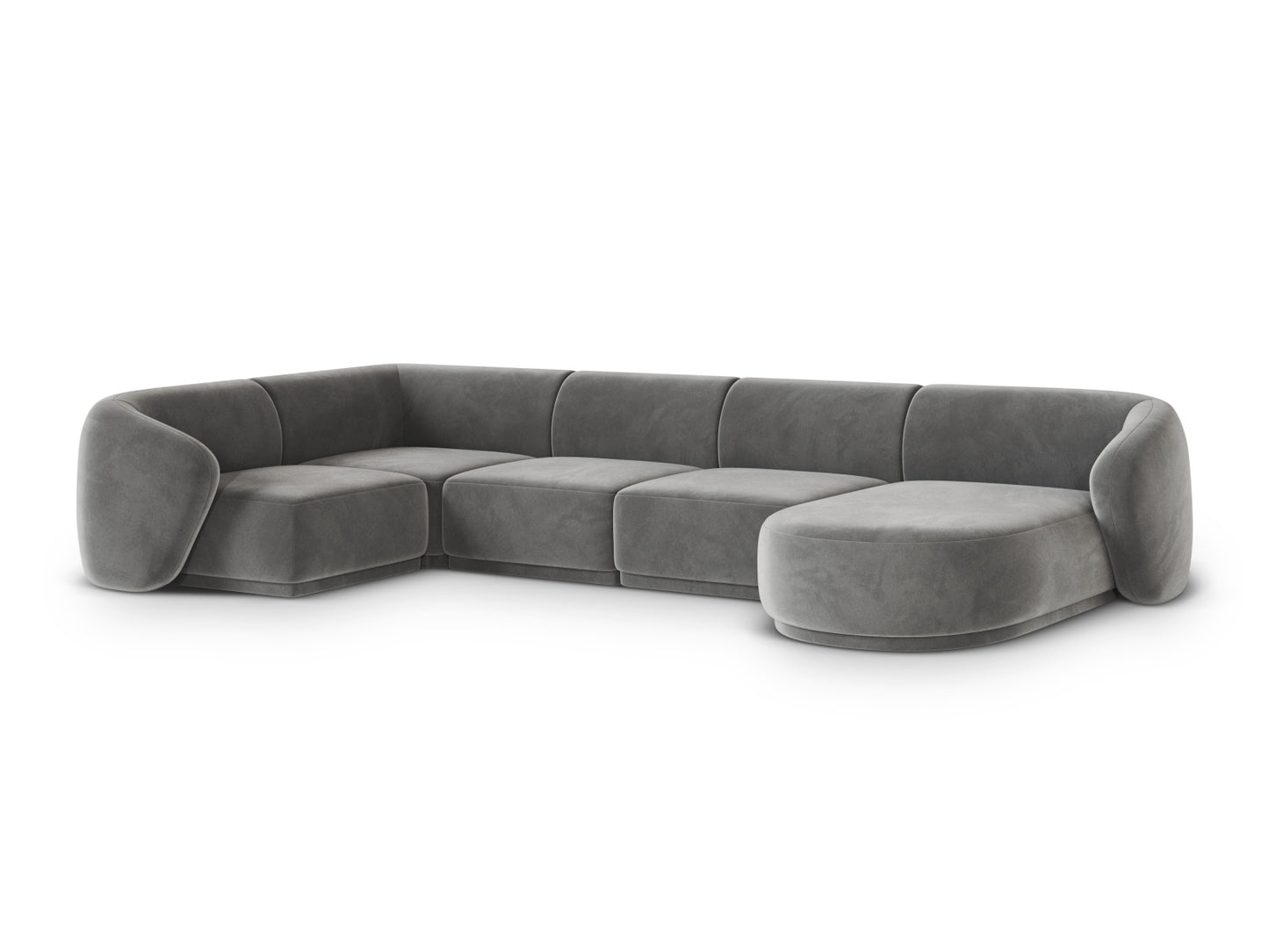 Gomera Panoramic Corner Sofa (6 Seats, 336x166x74) - Salvador Velvet - Gallery image 7