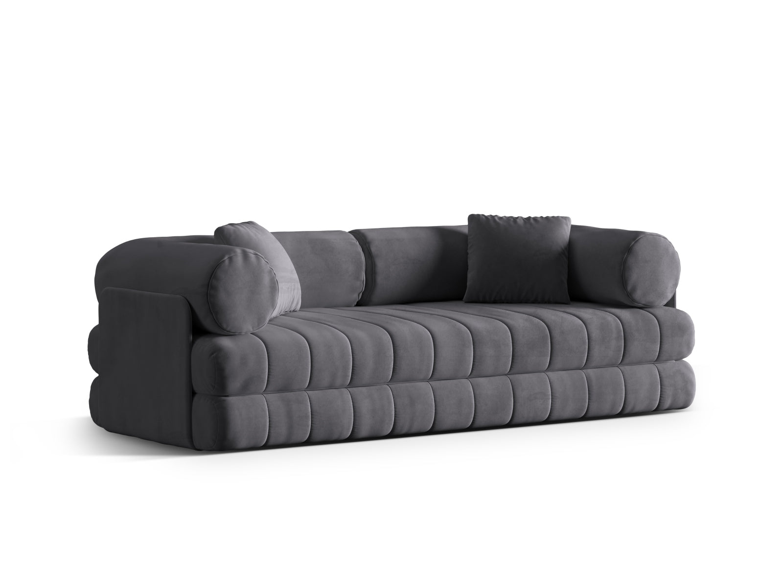 Kemi Sofa With Bed Function (3 Seats, 206x95x70) - Salvador Velvet - Gallery image 3