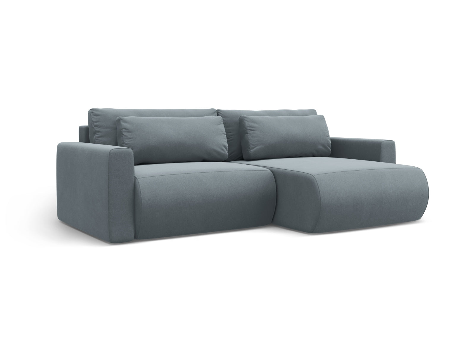 Belfast Corner Sofa With Bed Function And Box (3 Seats, 240x149x84) - Velvet - Gallery image 4