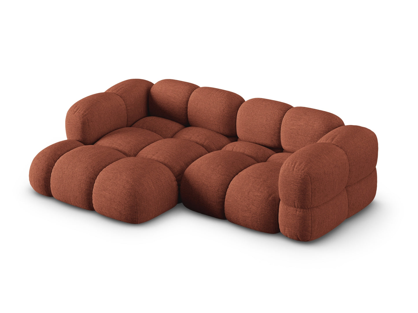 Loretto Corner Sofa - Left/Right (3 Seats, 147x250x68) - Sorella Structured Fabric - Gallery image 5
