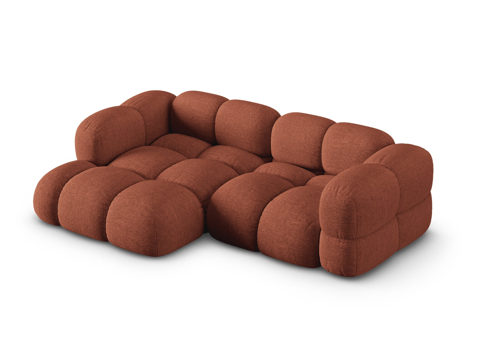 Loretto Corner Sofa - Left/Right (3 Seats, 147x250x68) - Sorella Structured Fabric - Gallery image 5