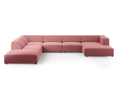 Arendal Panoramic Corner Sofa Velvet (7 Seaters)