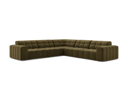 Chicago Symmetrical Corner Sofa (4 Seats, 285x285x78) - Bluvel Velvet
