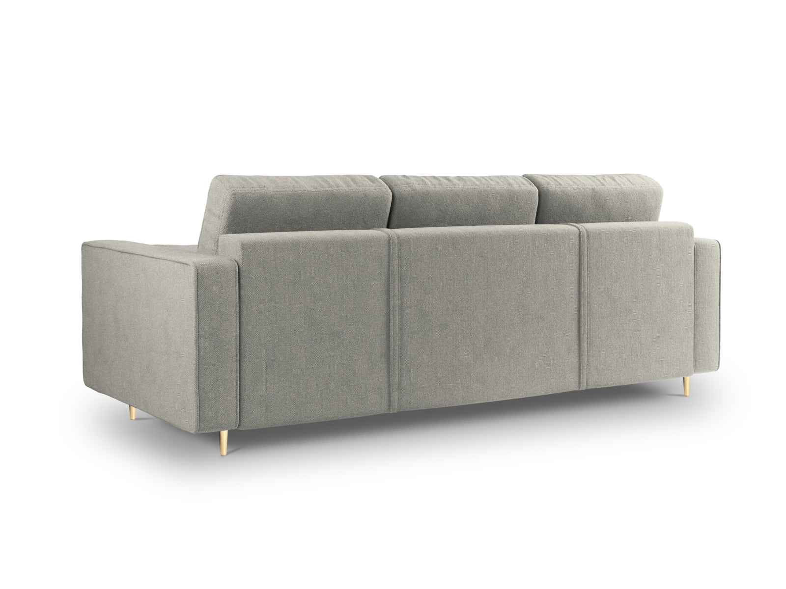 Aspen Sofa with Bed Function and Box (3 Seaters) - Structured Fabric - Structured Fabric - Gallery image 1
