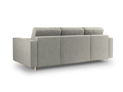 Aspen Sofa with Bed Function and Box (3 Seaters) - Structured Fabric - Structured Fabric - Gallery image 1