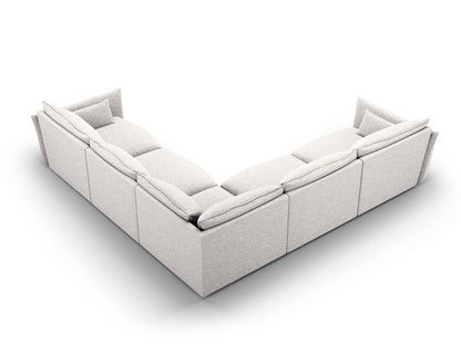 Matera Symmetrical Corner Sofa (7 Seats, 286x286x85) - Haga Chenille - Gallery image 4