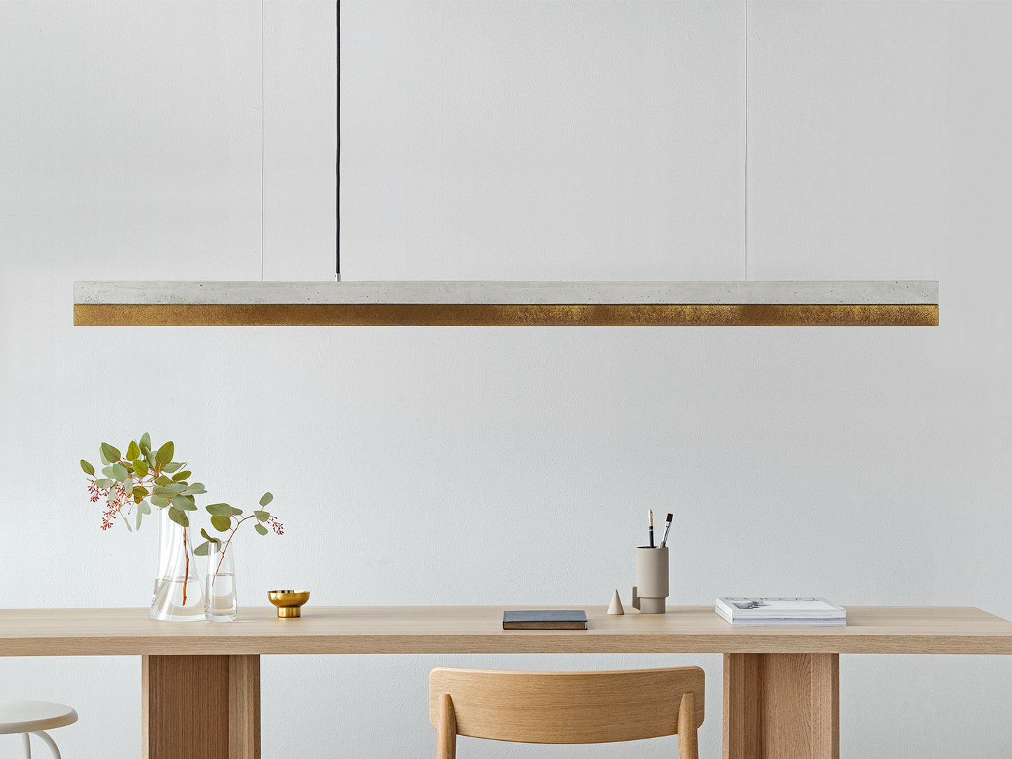 GANTlights C4 — Light Grey, Oak Wood